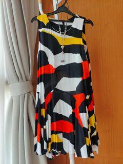 Tricolor  dress