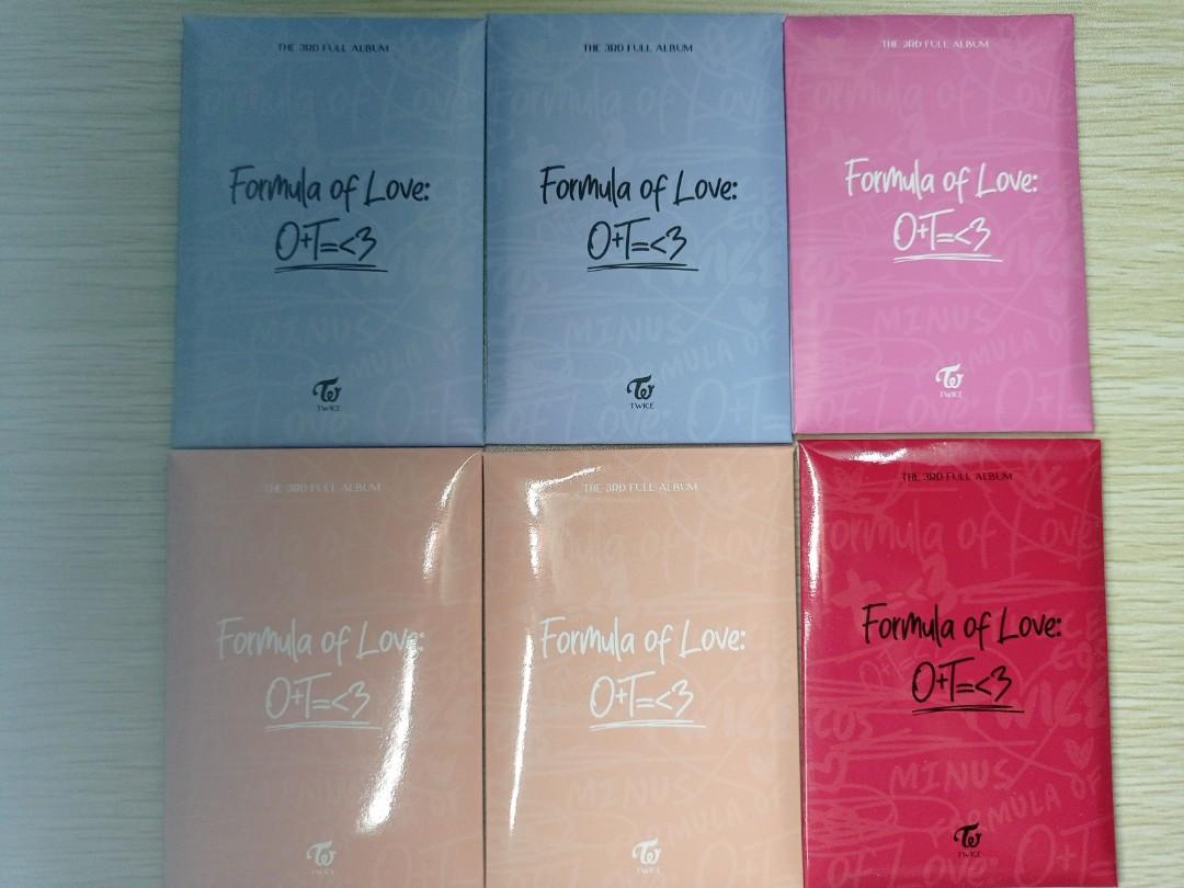 Twice Formula Of Love O T 3 特典小卡 興趣及遊戲 收藏品及紀念品 韓流 Carousell