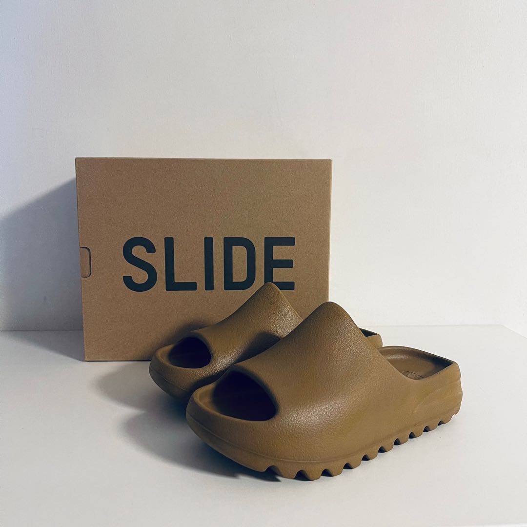 Yeezy Slide Kids Orche Adidas, Men's Fashion, Footwear, Flipflops and ...
