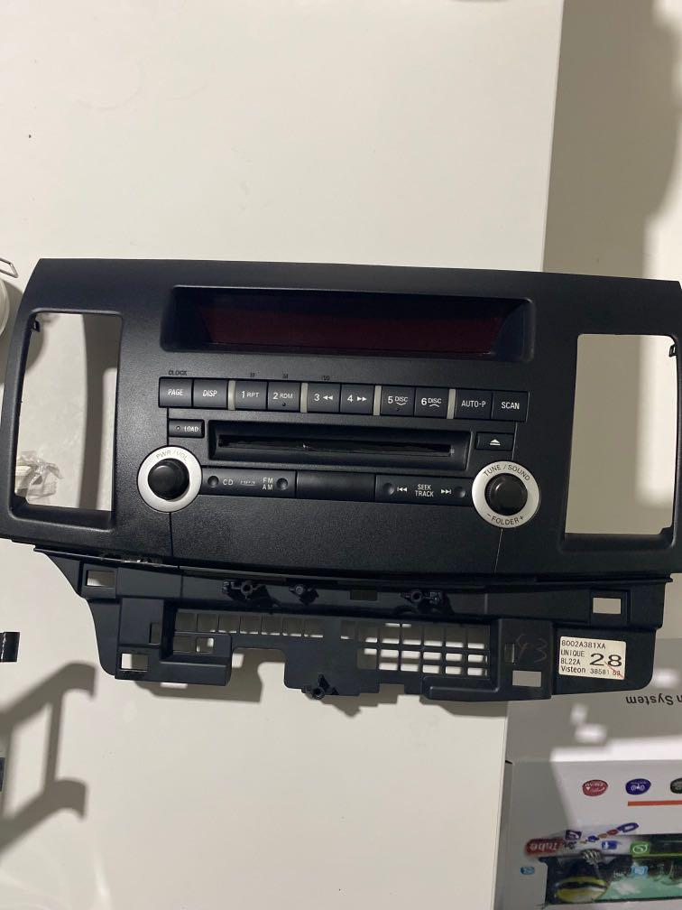Used lancer ex head unit., Car Accessories, Accessories on Carousell
