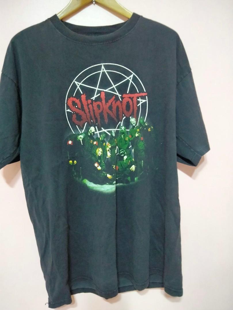 Vintage Slipknot 2001 tee (Category: Tshirts & Polo Shirts ) located in General Santos City (Dadiangas). Submitted by cold_stone721 (Listing ID 1138806614, Image 1). Description: Vintage 2001 Slipknot tee. All Sport tag. Huge hole on the back. Pinhole. 22.5x30.5. P2500 shipped.