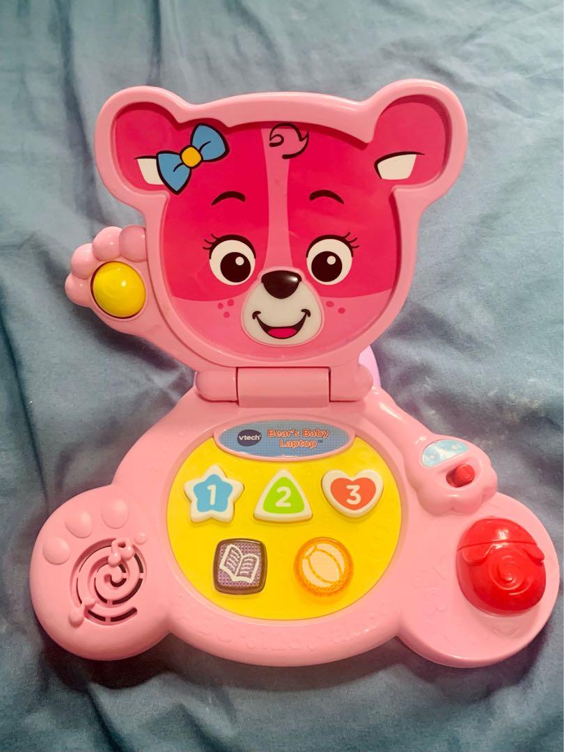 VTech Bear's Baby Laptop, Pink