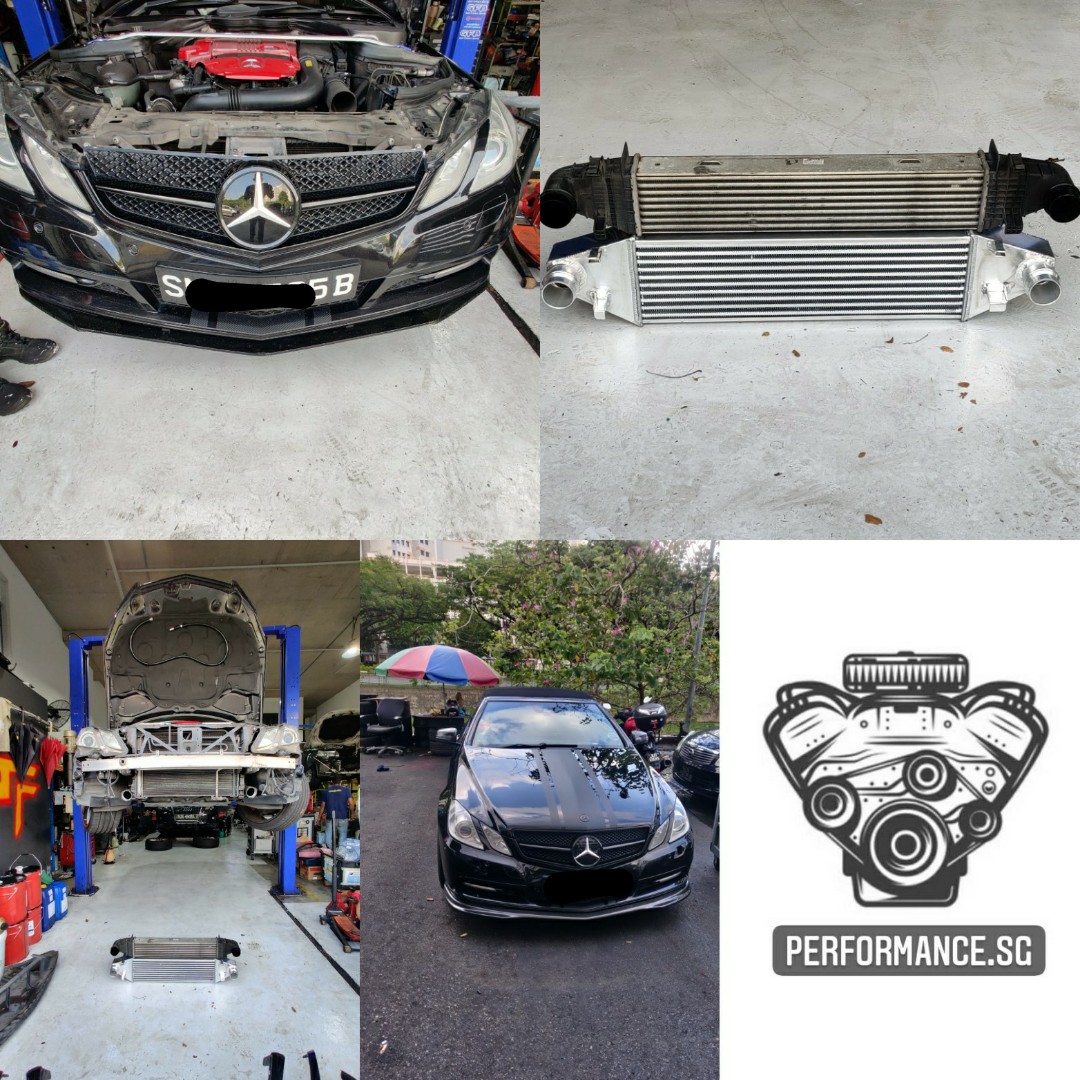Intercooler w204 outlet
