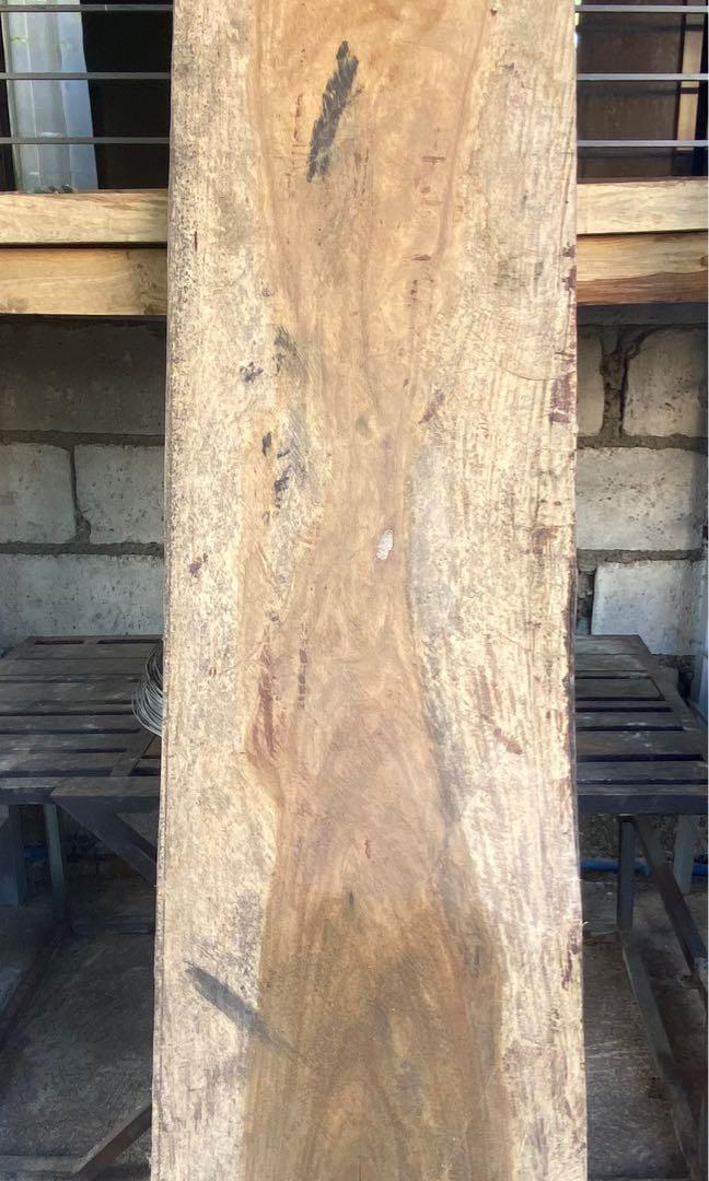 Wood Planks or Wood Slab (for Console Table, Bar Table, Bench, Dining Table) 2inx18inx6ft (Category: Other Home Furniture) located in Manila. Submitted by agnesdingescandor (Listing ID 1138769612, Image 2). Description: Narra Solid Wood Slab or Wood Planks 2inx18inx6ft. Take note that this is Raw Wood, no treatment , no varnish,and no any wood process done Actual Photo This is one of one item only Sf not included .