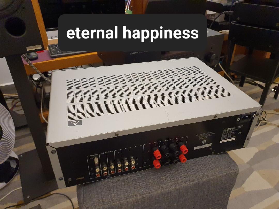 YAMAHA AS201 natural sound hifi integrated amplifier 100w, Audio, Soundbars, Speakers