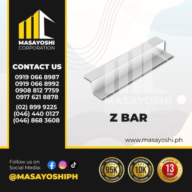 Z Bar Steel ZBars Metal ZBars, Commercial & Industrial
