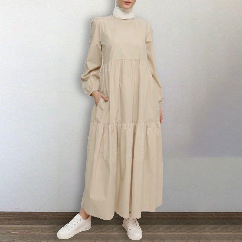 ZANZEA Maxi Dress Women s Fashion Muslimah Fashion Dresses on