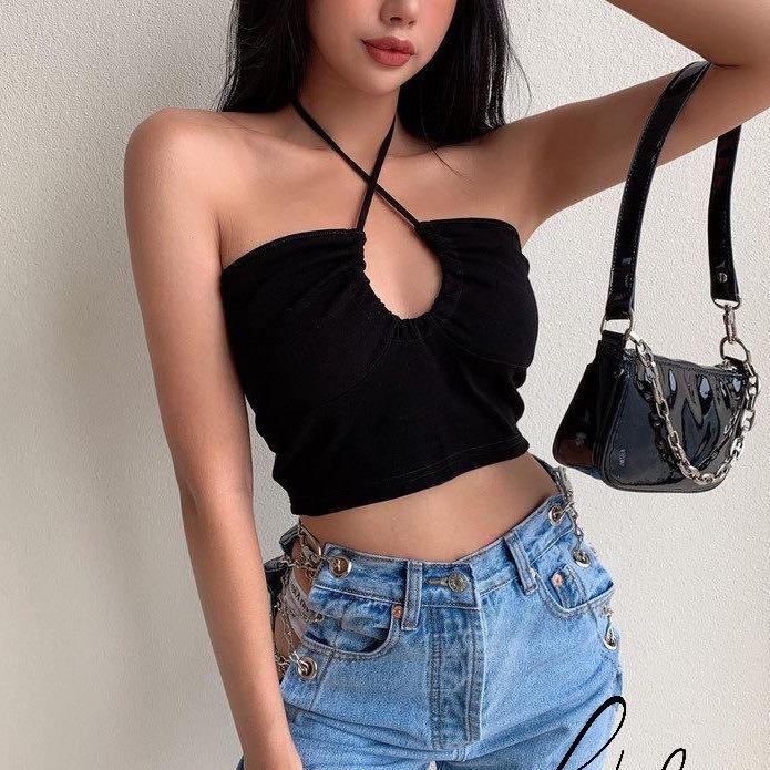 Halter spaghetti sale