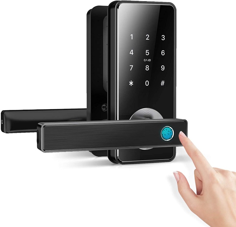 1609) Ruveno Smart Lock, Fingerprint Door Lock, Smart Door Lock