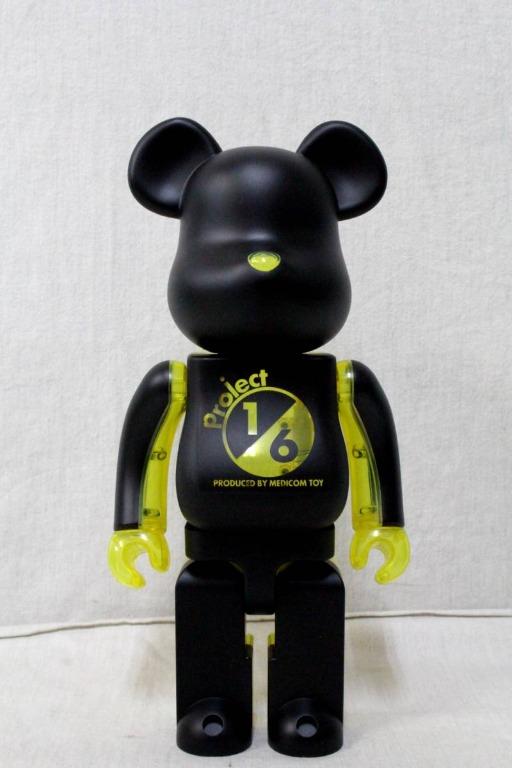 2013 Project 1/6 Limited !!! Black / Yellow 400% Be@rbrick 