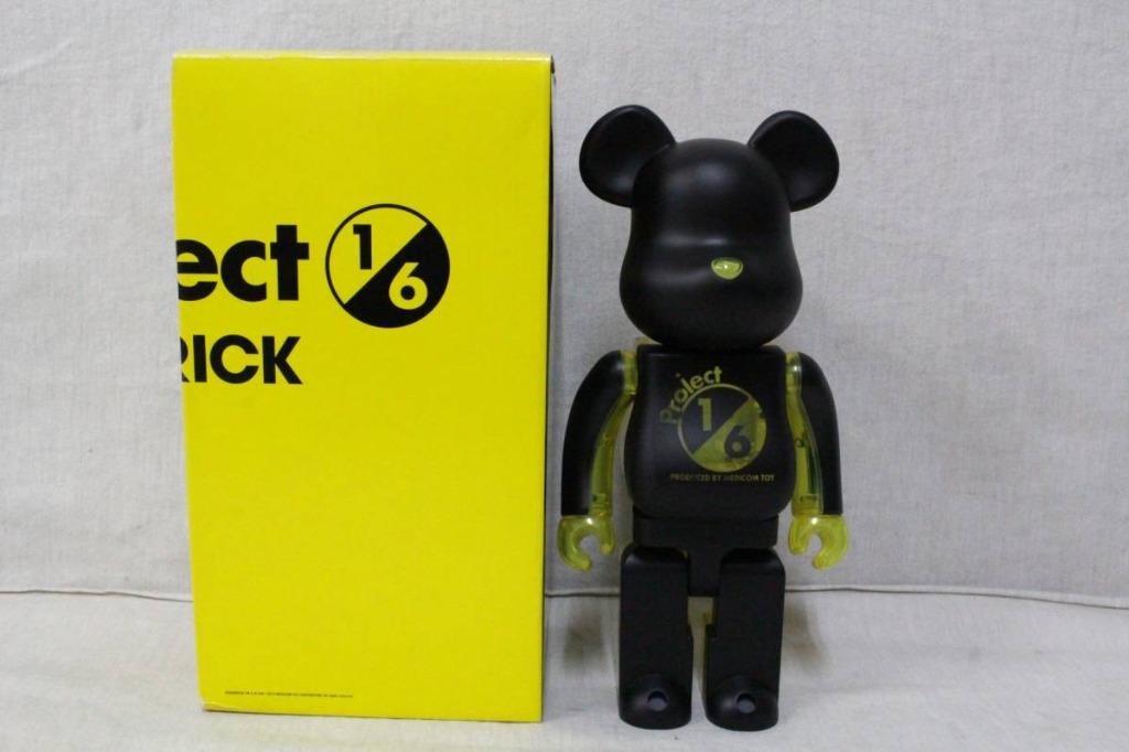 2013 Project 1/6 Limited !!! Black / Yellow 400% Be@rbrick 