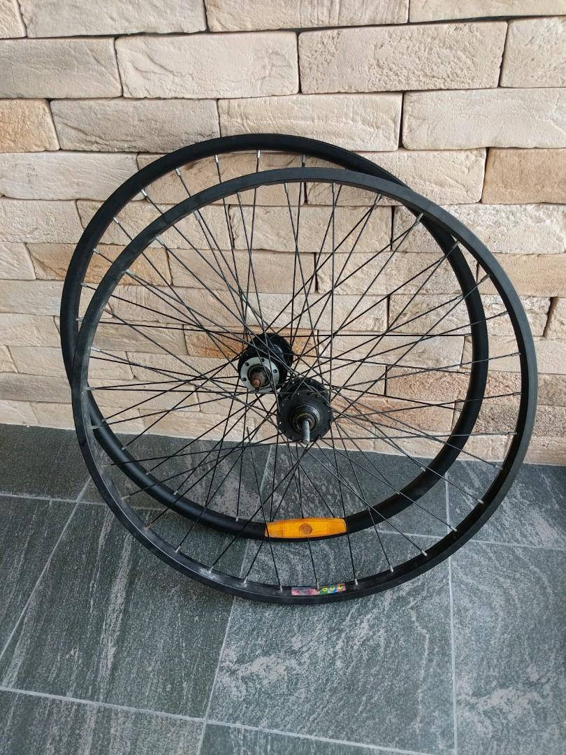 26 inch rear bike wheel 7 speed clearance