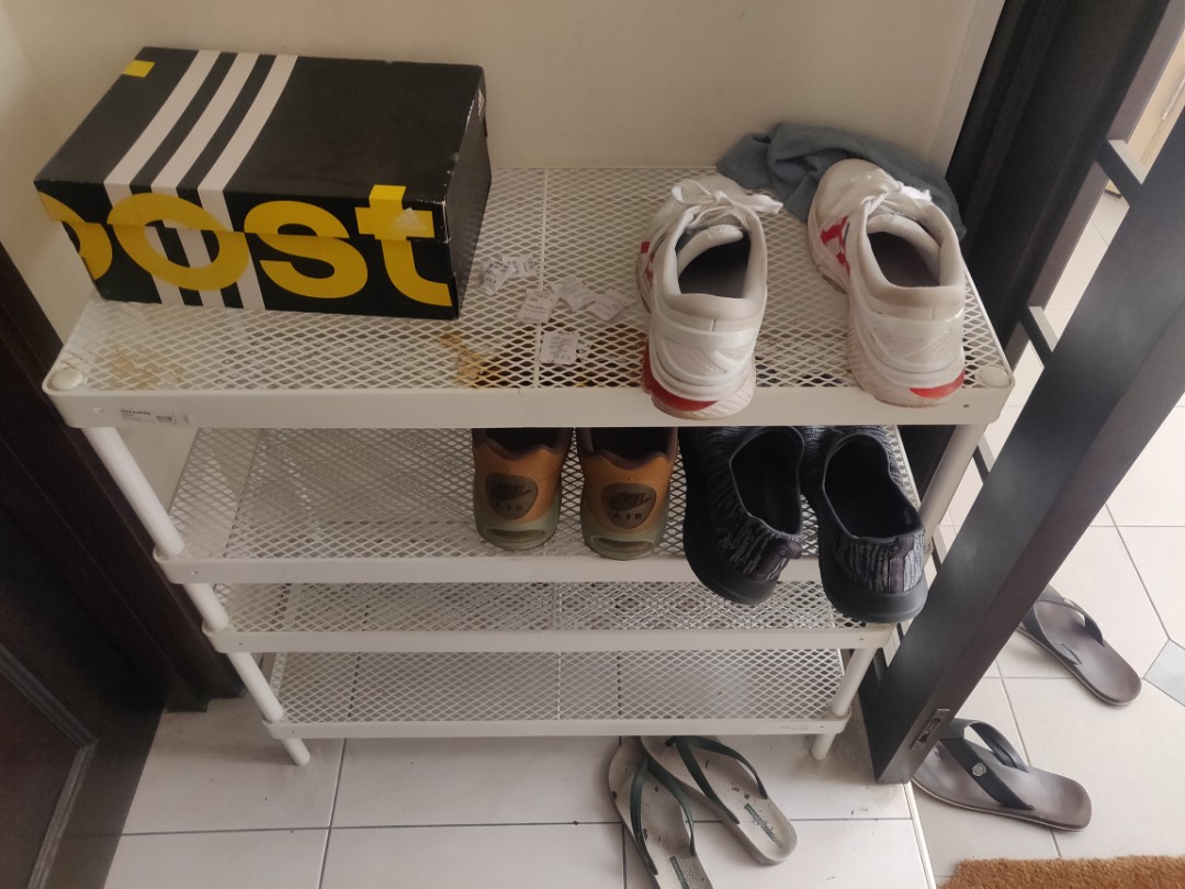 2x stackable ikea shoe rack, Furniture & Home Living, Outdoor Furniture
