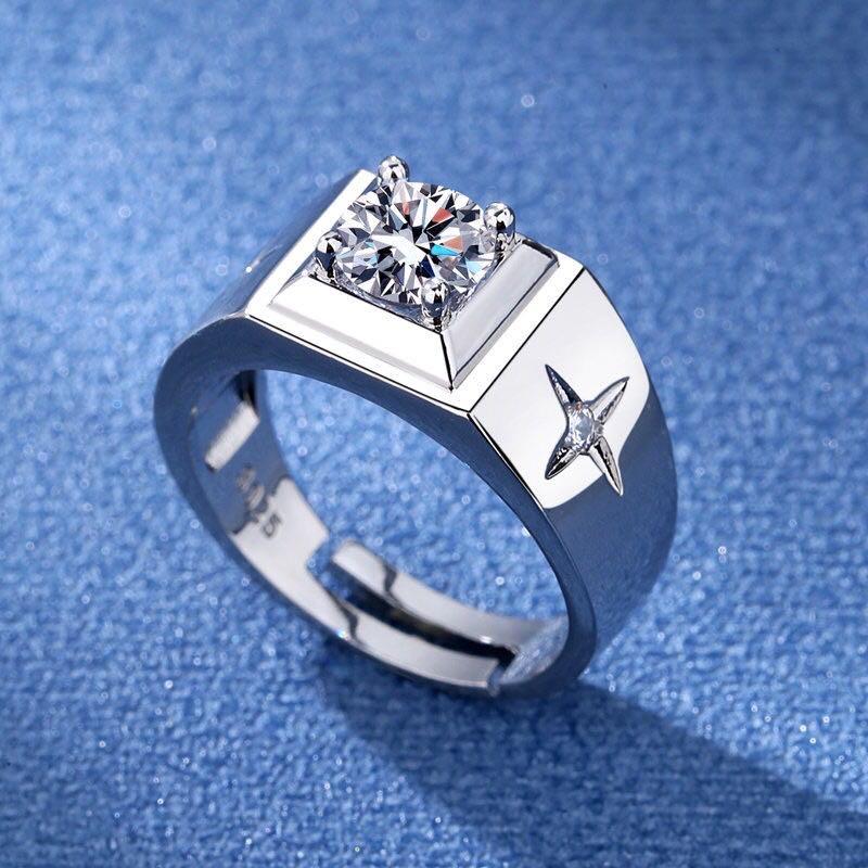 925 Sterling Silver Ring adjustable men s rings Cincin lelaki silver Women s Fashion Jewelry Organisers Necklaces on Carousell
