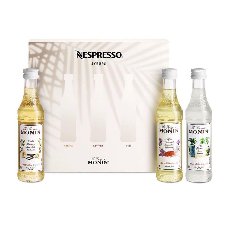 Nespresso MONIN Syrup Kit 3 Carousell