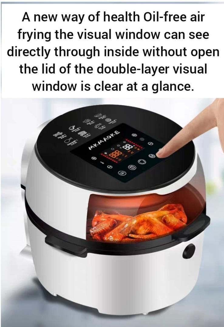 Air Fryer Small Household 8L Large Capacity Smart Electric Fryer