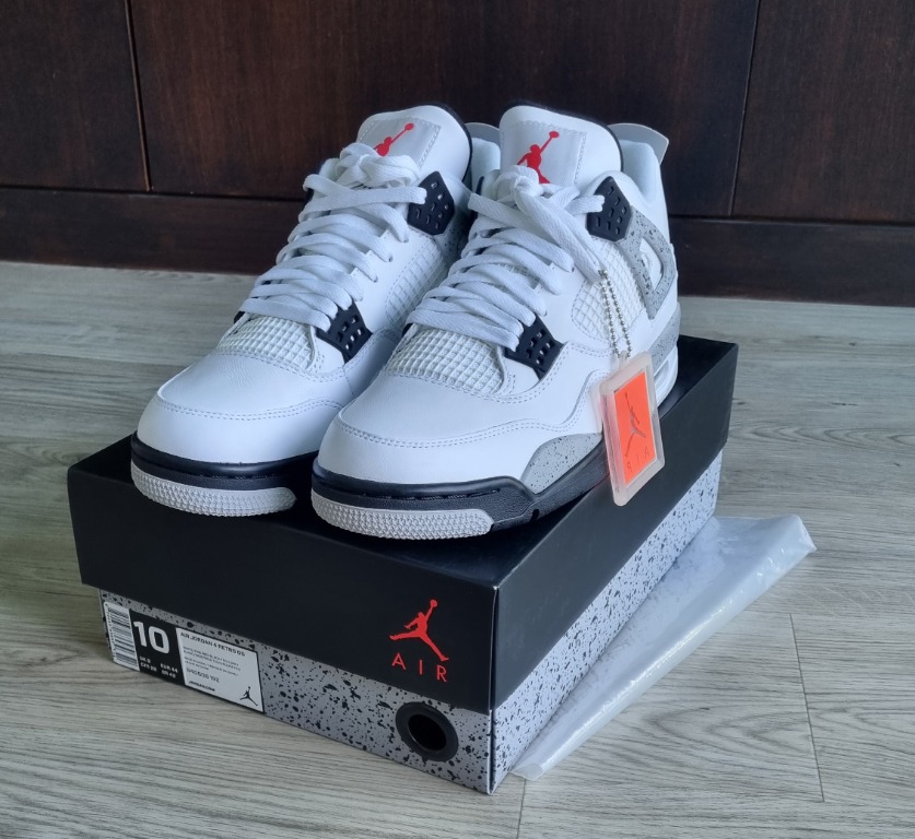 Air jordan 4 retro og white cement 2016 discount