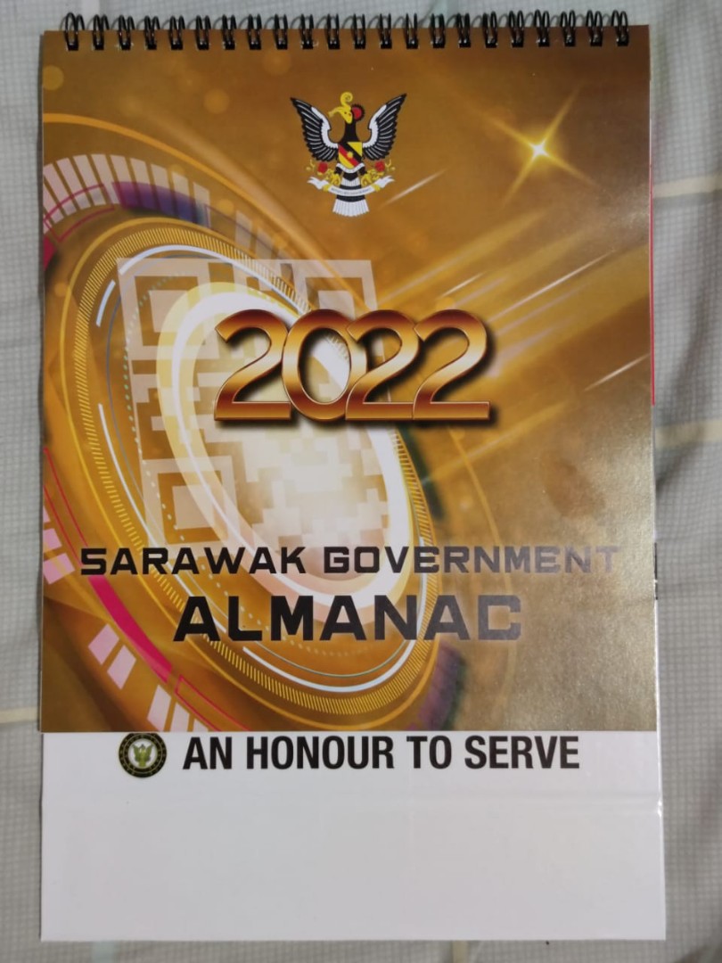 ALMANAC SARAWAK 2022, Hobbies & Toys, Stationery & Craft, Stationery