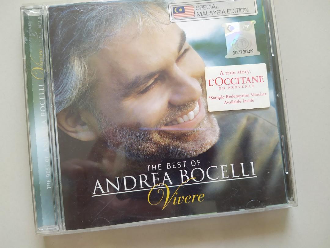 Andrea Bocelli CD Album, Hobbies & Toys, Music & Media, CDs ...