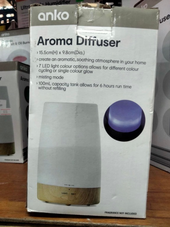 Anko Aroma Diffuser 7 LED Colors, TV & Home Appliances, Air Purifiers & Dehumidifiers on Carousell
