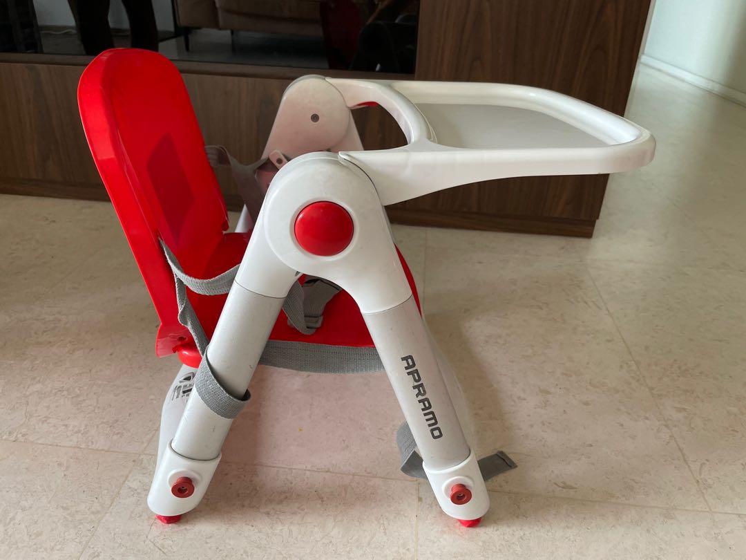 Apramo Flippa Dining Booster Best Foldable Portable Baby Chair For Toddle Babies Kids Nursing Feeding Baby High Chairs on Carousell