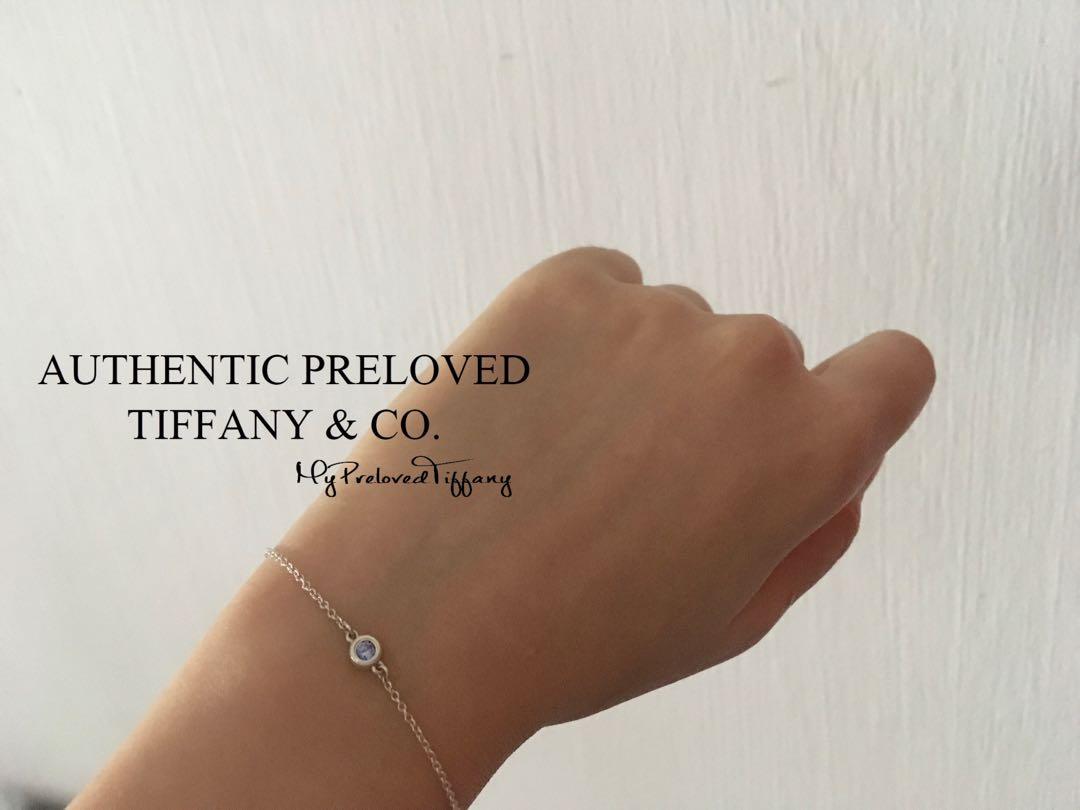 Authentic Tiffany Co. Color By The Yard Tanzanite Bracelet