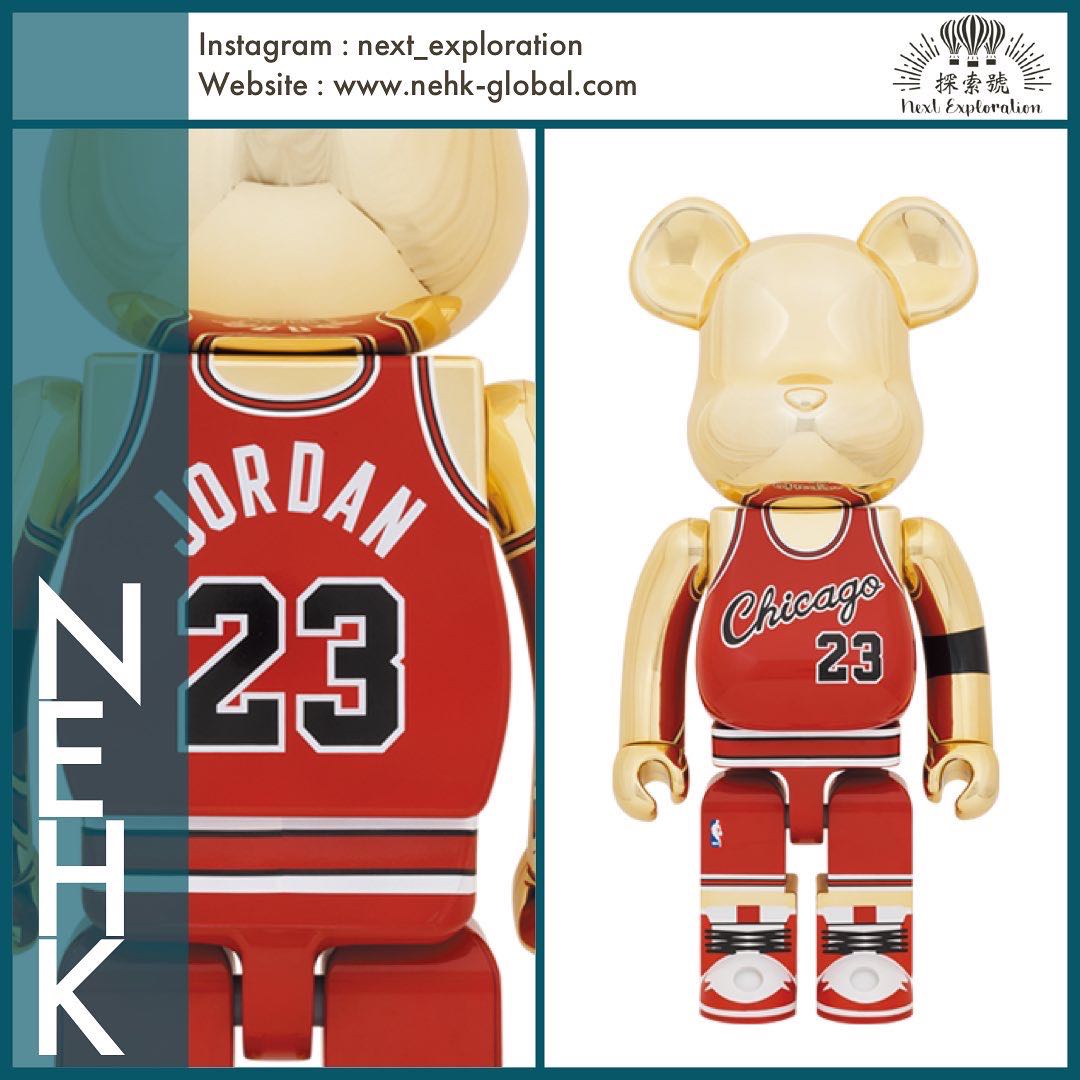 BEARBRICK 1000% Michael Jordan 1985 ROOKIE JERSEY, 興趣及