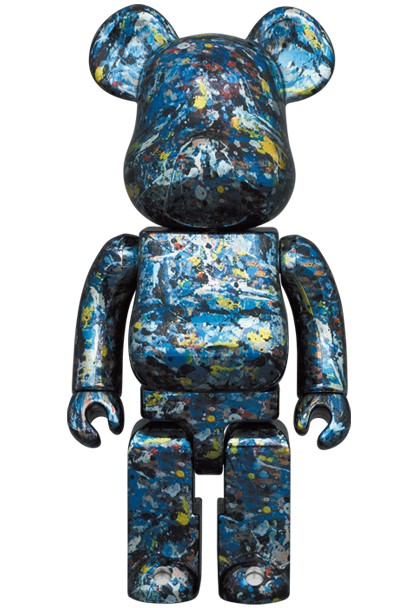 Bearbrick Jackson Pollock Chrome 400% 100% 全新現貨, 興趣及遊戲