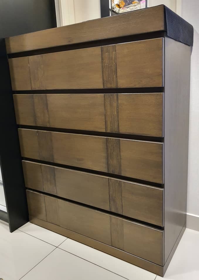 Belgian Oak Chest of Drawers (Harvey Norman), Furniture & Home Living
