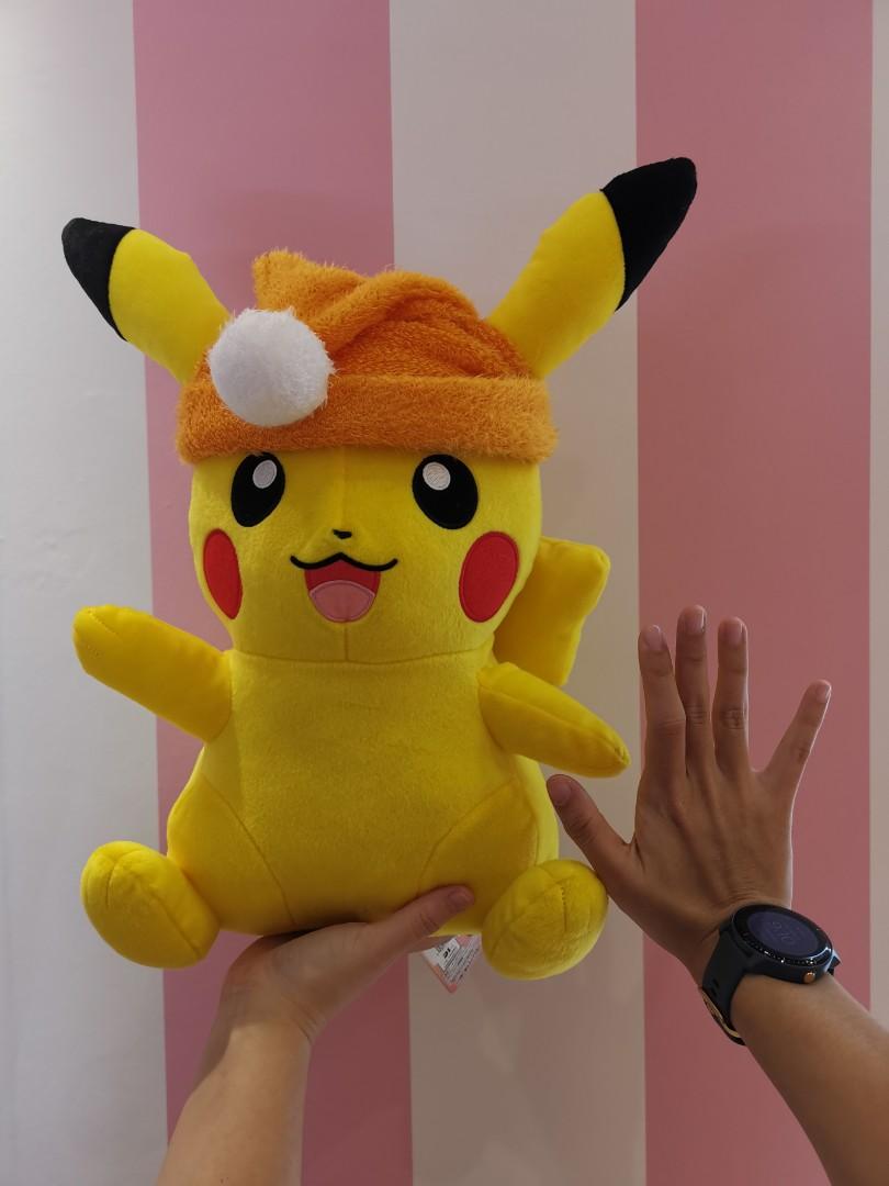winter pikachu plush