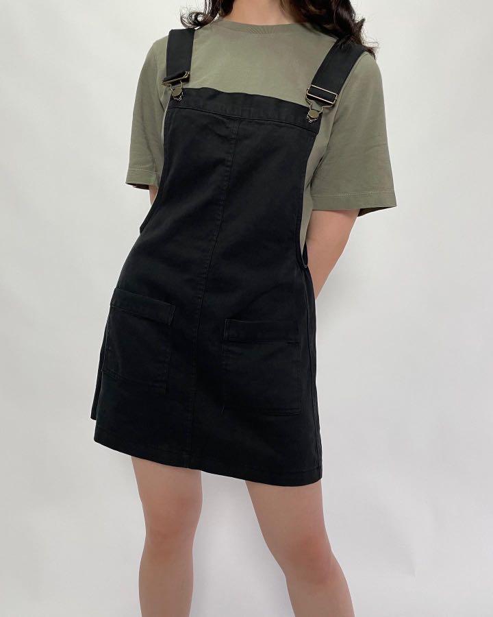 Black deals skirt jumpsuit