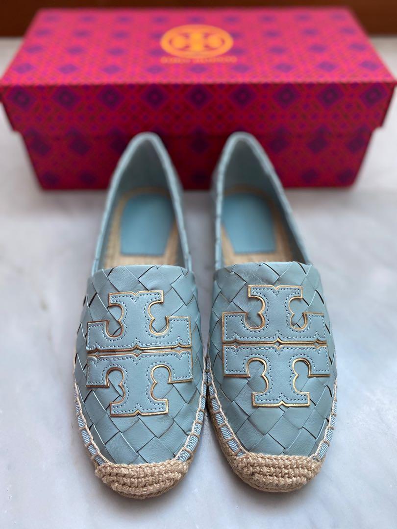 Tory burch blue store espadrilles