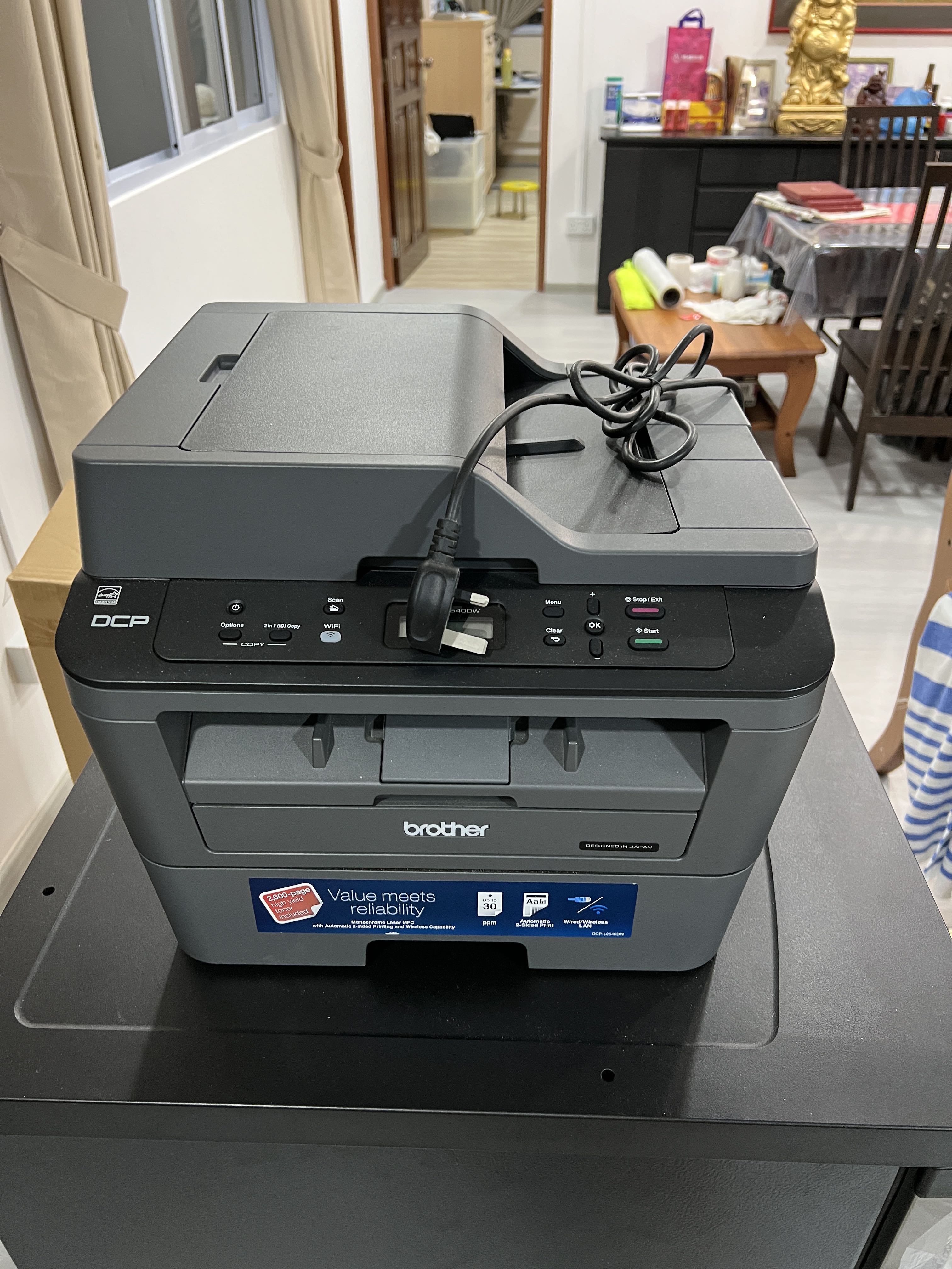 Brother LaserJet DCP-L2540DW 3 in 1 Printer, Computers & Tech, Printers ...