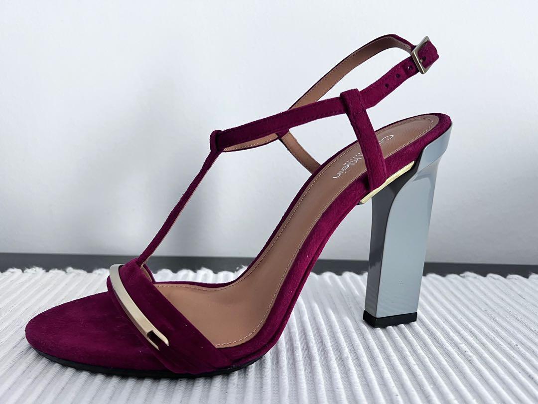 Calvin klein cheap red sandals