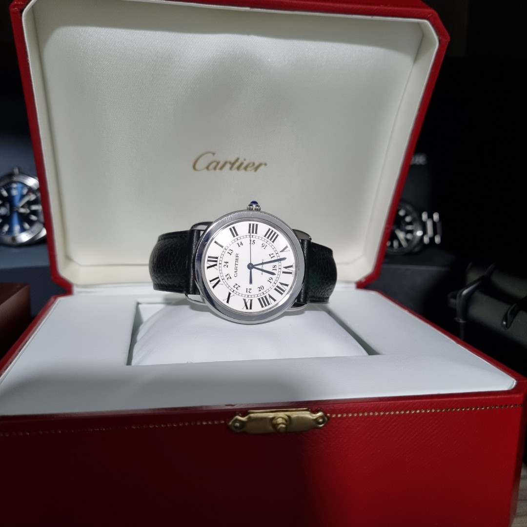 Cartier ronde tank solo 36mm automatic
