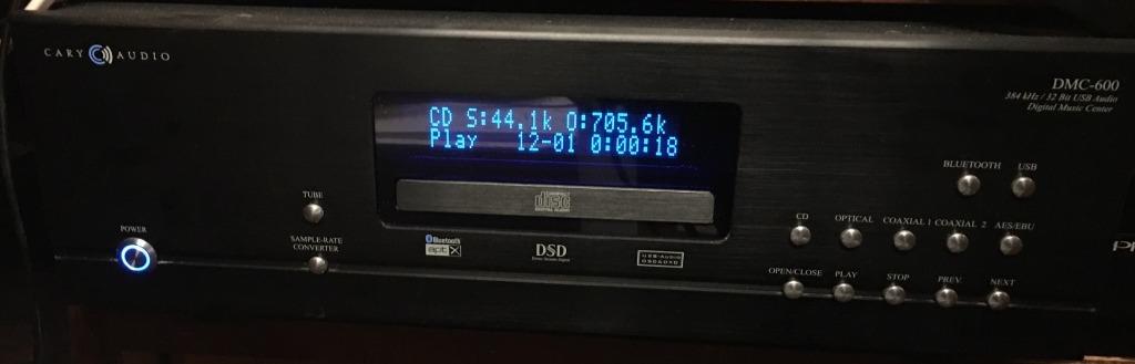 Cary Audio Dmc 600 Digital Music Center Cd Player 音響器材 音樂播放裝置mp3及cd Player Carousell