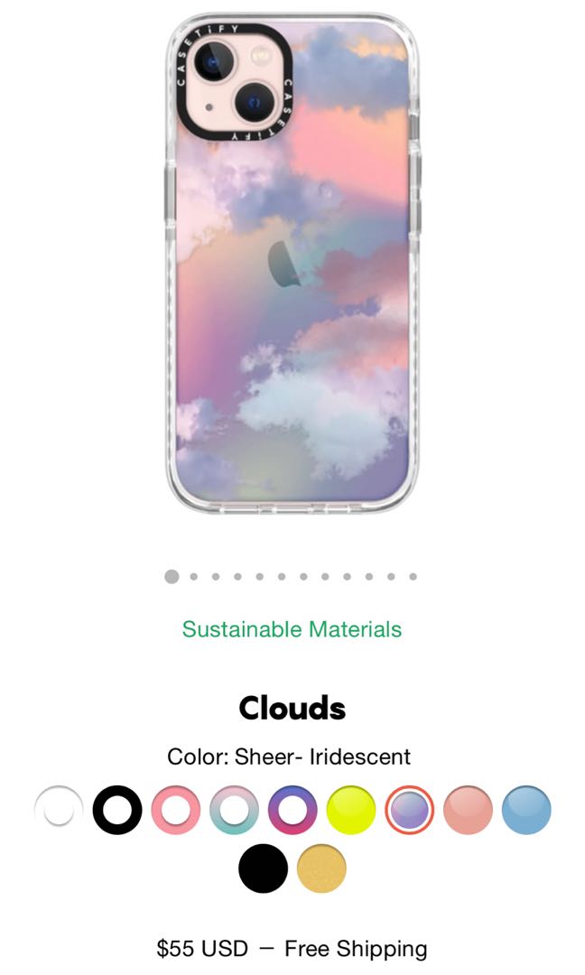 Casetify Cloud Case Iphone 13, Mobile Phones & Gadgets, Mobile & Gadget