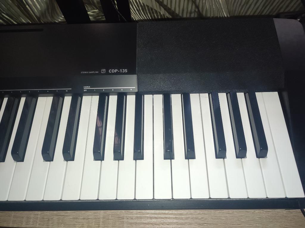 Casio CDP 135 Digital Piano Keyboard 88 Keys with Stand Hobbies Toys Music Media Musical Instruments on Carousell