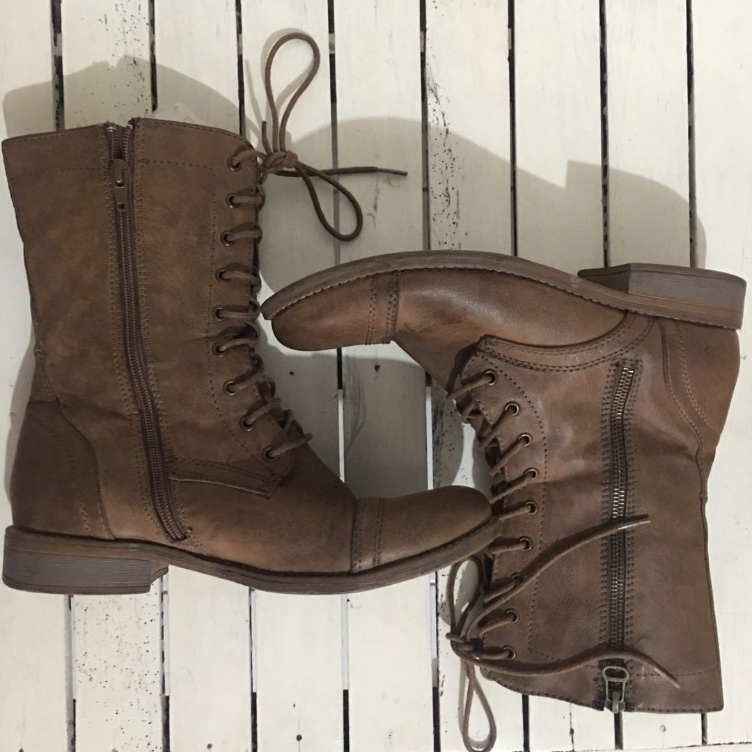 Cathy jean discount combat boots
