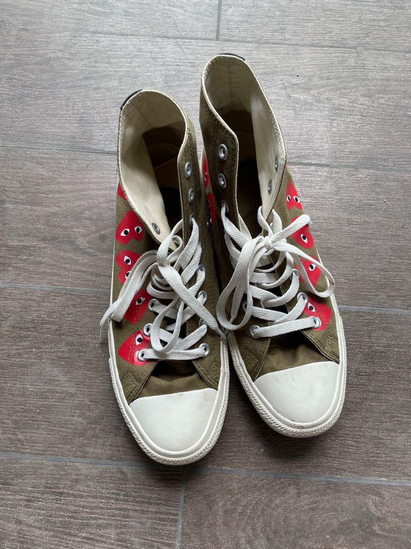 CDG Converse high Men s Fashion Footwear Sneakers on Carousell