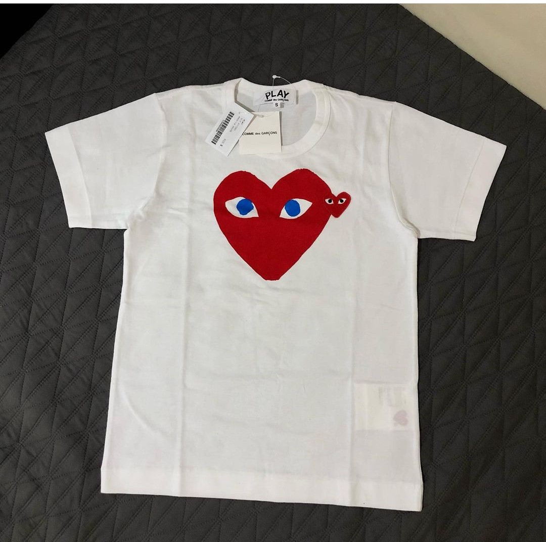 CDG Play T-shirt, Women's Fashion, Tops 