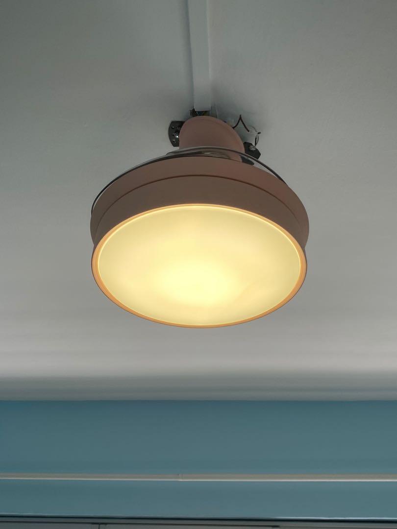 Ceiling Light (Category: Lighting) located in Singapore. Submitted by z12586 (Listing ID 1139073665, Image 1). Description: Rarely used. Three color light. With controller. Come with invisible fan. But fan not working. You can find people to repair. Bought for $120. .