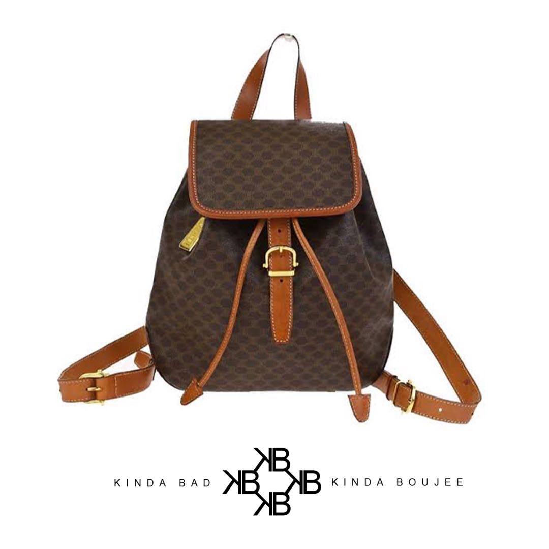 SALE‼️ RARE Celine Macadam Vintage Backpack, Luxury, Bags
