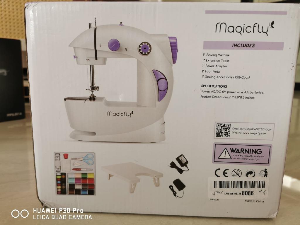 Magicfly Mini Sewing Machine for Beginner Dual Speed Portable Sewing Machine