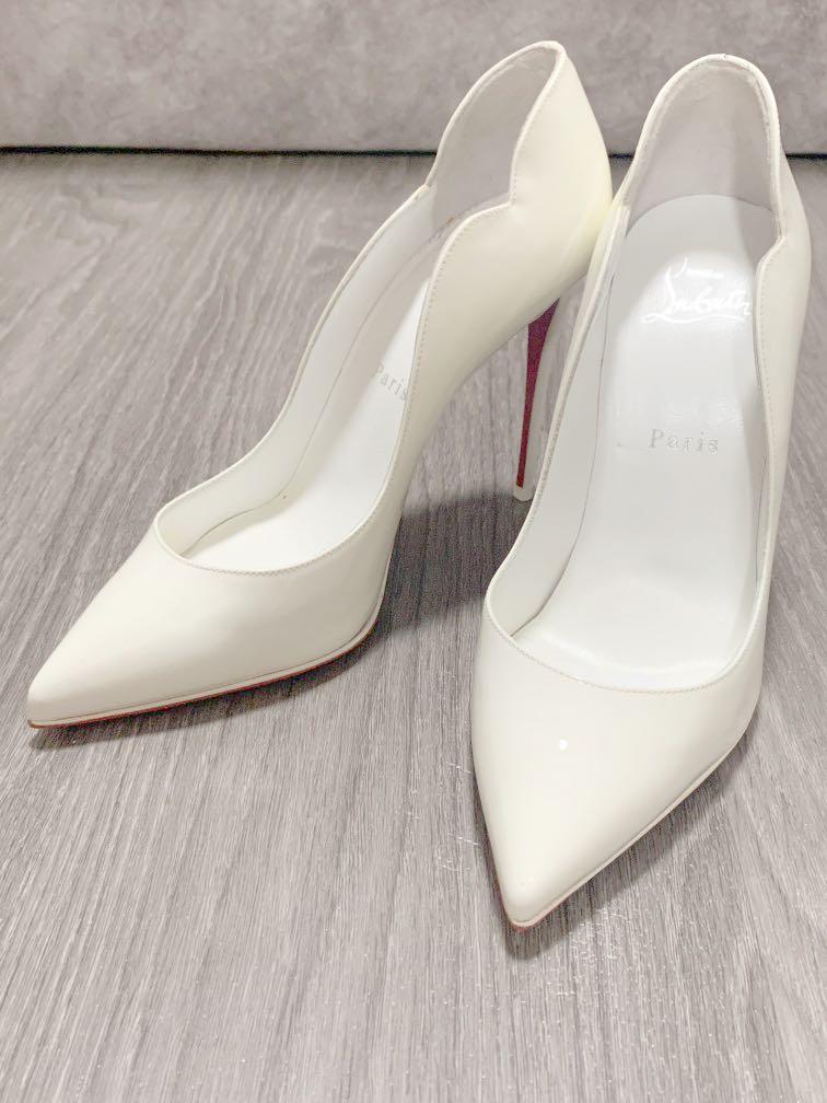 $795 CHRISTIAN LOUBOUTIN Hot Chick 100 Pumps Heels Shoes Sz 38 AUTHENTIC❤️