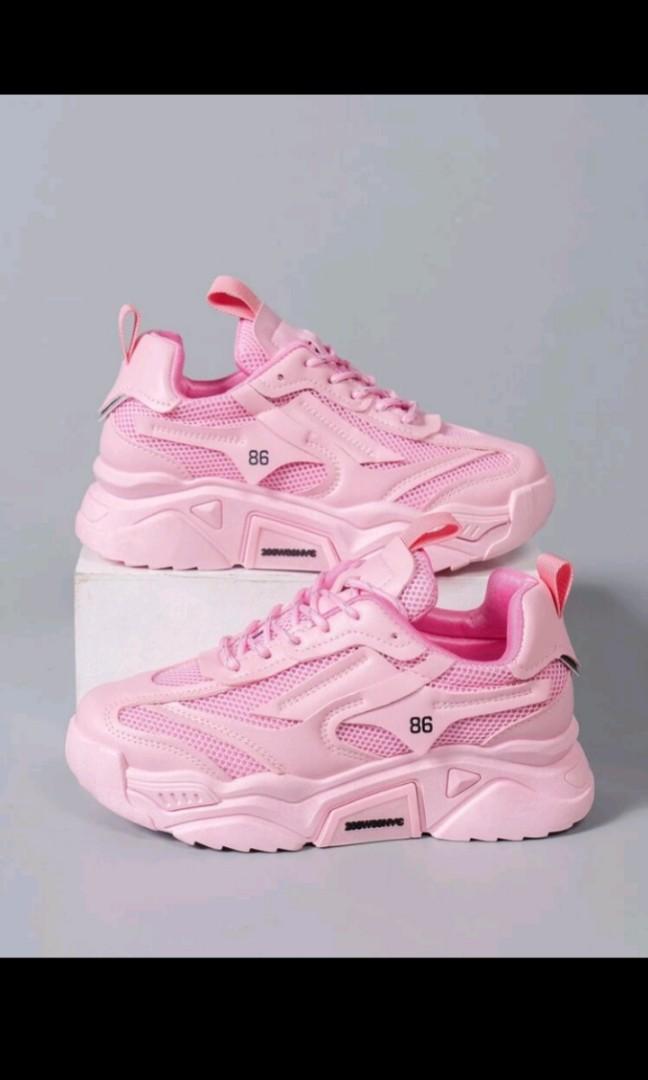 Chunky discount sneakers pink