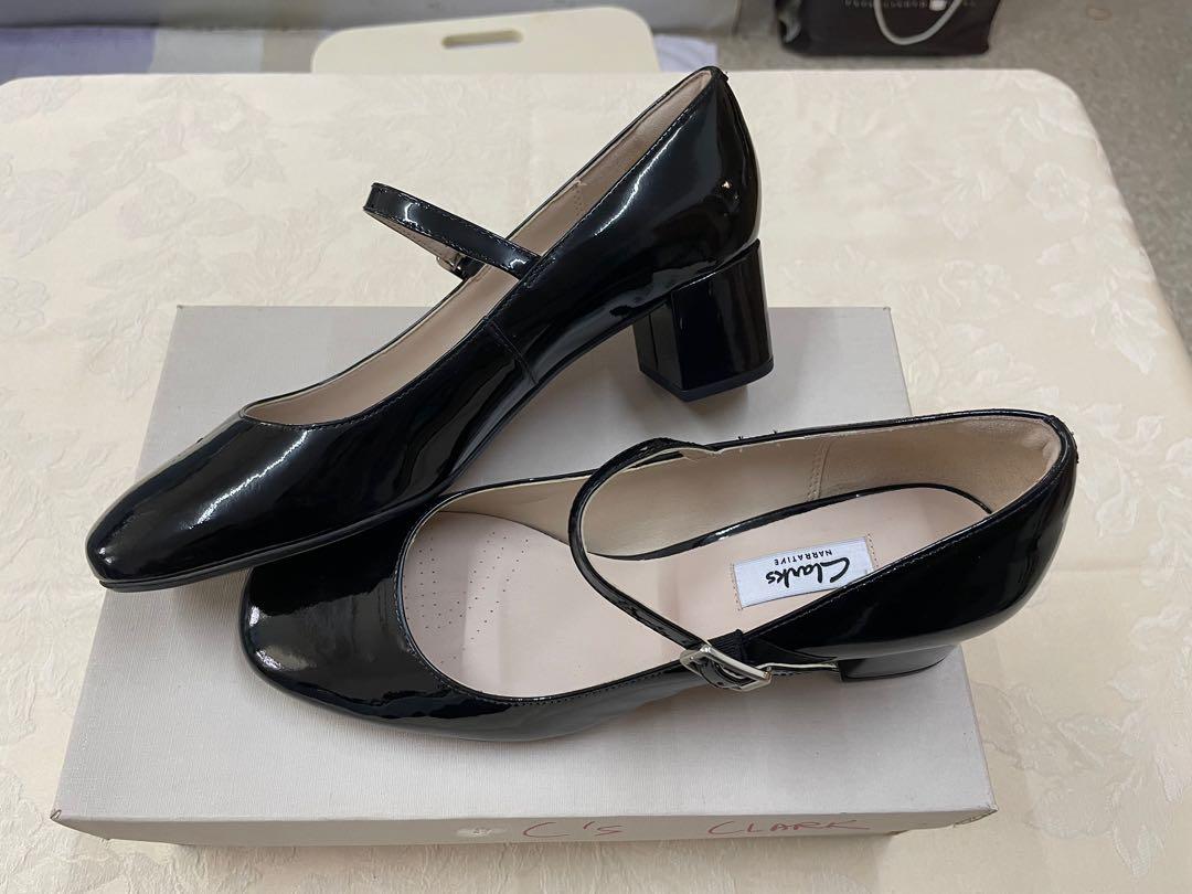 CLARK Smart Work Shoes (Chinaberry Pop - Black), Women's Fashion, Footwear, Flats on
