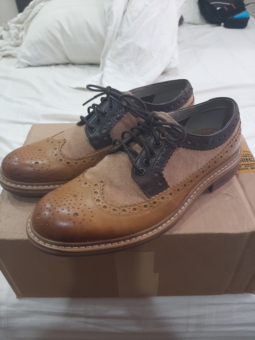 clarks brown brogues