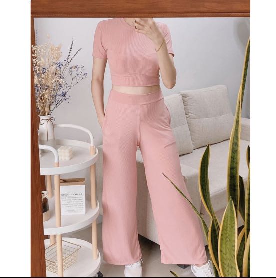 Terno pants clearance and crop top