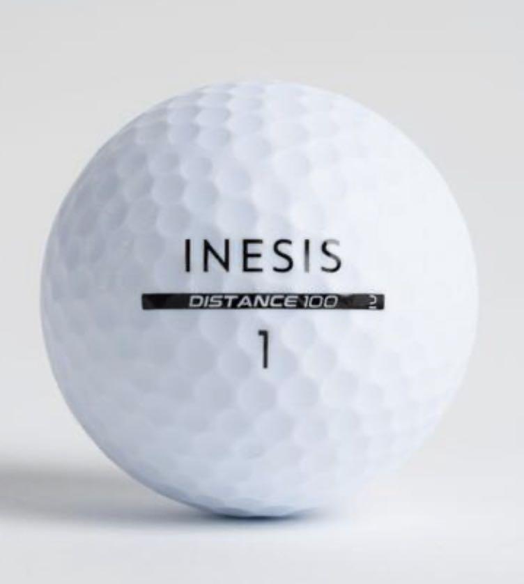 Decathlon Inesis distance 100 Golf Balls, Sports Equipment, Sports